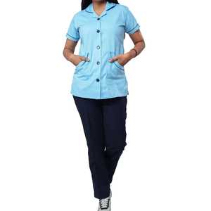 Nueva Llegada: Uniformes Médicos de Color Sólido para Hombre, Uniformes de Hospital Ligeros con MOQ Bajo para Uniformes Médicos - Product Image 1
