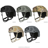 Casque tactique léger Vanda Kevlar FAST SF High Cut