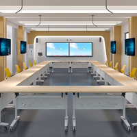 Meubles de bureau modernes en métal, table pliante, bureau d'étude pour ordinateur, vente en gros, installation simple et économique
