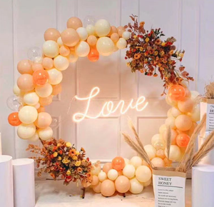 Arche Huaien Factory Ronde Doré<span class=keywords><strong>e</strong></span> en Métal, Support de Cadre d'Arrière-plan en Fer pour Fêtes d'Anniversaire, Mariages, Événements et Scènes Florales - Product Image 5