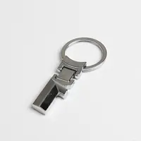 Gantungan Kunci Logo Mobil Logam Paduan Seng 3D, Gantungan Kunci Fob Hadiah Keyring Chrome untuk Bmw 1 3 5 6 7 8 X Series