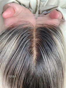 2024 SHYใหม่8*8มินิวิกผมยุโรปSoftผมT Opperหนังศีรษะสําหรับผู้หญิงThinningผมT Opperฟรีส่วนผ้าไหมฐานToppers - Product Image 6