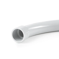 Coude en croissant de lune UPVC haute pression 20-63 mm, connecteur coudé en PVC pour tubes en plastique et raccords de conduites d'eau