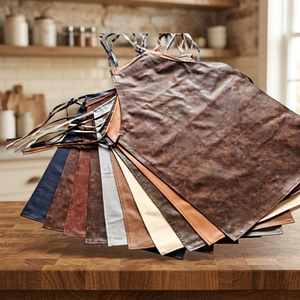 Grembiule Classico in Pelle Intrecciata Multicolore Senza Tasche per Uso Quotidiano, 12 Pezzi per Confezione, per Protezione in Cucina - Product Image 3