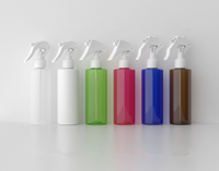 Bouteille cosmétique en gros d'usine 500ml bouteille cylindrique en plastique bouteille PET de luxe avec pulvérisateur à gâchette
