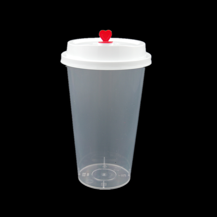 Custom Logo Disposable Clear 360ml 500ml Plastic PP Packaging Cup Boba ...