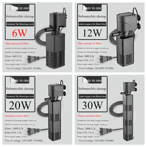 Equipo de Filtración 3 en 1 para Peceras, Bomba Sumergible Silenciosa para Acuarios, Accesorios - Product Image 4