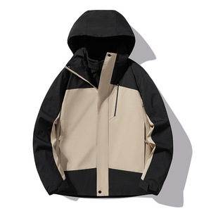 <span class=keywords><strong>Chaqueta</strong></span> con Capucha Personalizada <span class=keywords><strong>para</strong></span> Hombre <span class=keywords><strong>y</strong></span> <span class=keywords><strong>Mujer</strong></span>, Unisex, 3 en 1, Técnica, <span class=keywords><strong>para</strong></span> Exteriores, Resistente al Viento, Impermeable, Cálida, con Cierre, Relleno de Poliéster - Product Image 3