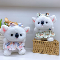 Adorable Koala en Peluche avec Nœud Papillon, Jouet Doux et Moelleux pour Enfants, Décoration de Maison, Cadeau