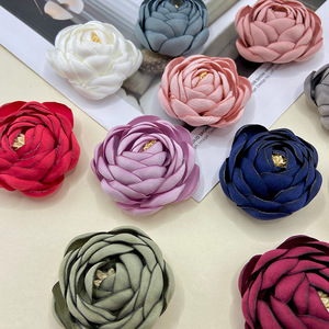 Fabric Rose <b>Embellishments</b> 5cm Manual Craft Flowers For DIY Headwear <b>Shoe</b> Clothing Accessories - Product Image 2
