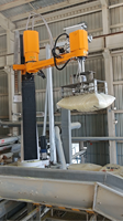 Machine de déballage de sacs de poudre antidéflagrante pour matières premières chimiques |   Bras robotique antidéflagrant | 100-130 sacs/h, 20-100 kg/sac