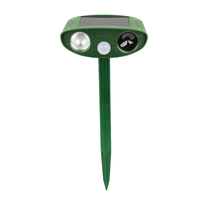 Répulsif Solaire pour Animaux avec Lumière Stroboscopique, Répulsif Extérieur à Détection de Mouvement pour Chats, Chiens, Ratons Laveurs, Cerfs, pour Jardin, Ferme, Cour