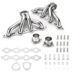 Nouveau collecteur d'échappement haute performance en acier inoxydable 100 % testé pour Chevy LS1 LS2 LS3 LS6 LS9 4.8L 5.3L Garantie 1 an - Product Image 1
