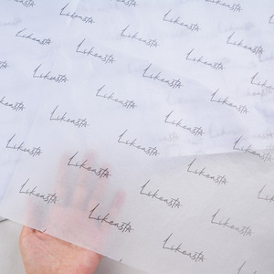 Tùy chỉnh màu xanh mô giấy trong suốt 17gsm mỏng Độ dày đóng gói giấy bọc Quà Tặng Quần áo cup hat gói - Product Image 4