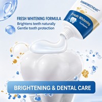 Poudre dentifrice blanchissante bio jetable anti-caries OEM, formule de gel personnalisée, marque privée, emballage en vrac, logo