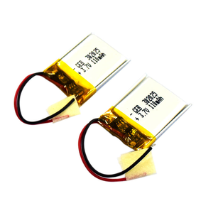 <span class=keywords><strong>Prix</strong></span> usine 302025 100mAh 110mAh 3.7V Petite Poche Rechargeable Cellule 302025 Lithium Polymère Lipo Batterie pour Produits Numériques - Product Image 2