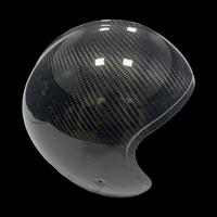 Casque de ski en fibre de carbone léger personnalisable, conception modulaire, impression, taille réglable pour le football, le motocross, les sports aériens