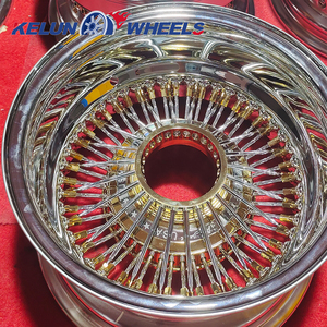 ล้อซี่ลวดโครเมียมสีทองขนาด 13/14 นิ้ว - Product Image 4