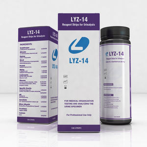 LYZ Urinanalyse Klasse II <span class=keywords><strong>In</strong></span>-<span class=keywords><strong>Vitro</strong></span>-Diagnostik IVD Testkits LYZZ-14 Parameter Urin-Kalzium-Mikroalbumin-Teststreifen - Product Image 4