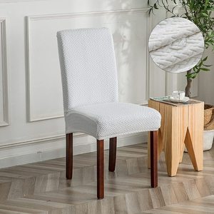 Fundas Impermeables para Sillas de Comedor, Fundas Elásticas de Jacquard Superajustables, Fundas Protectoras Lavables y Extraíbles para Asientos de Silla - Product Image 6