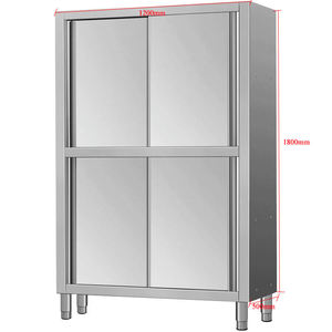 Armoire de rangement de cuisine en acier inoxydable robuste, durable et verrouillable, pour la restauration commerciale et les laboratoires - Product Image 5