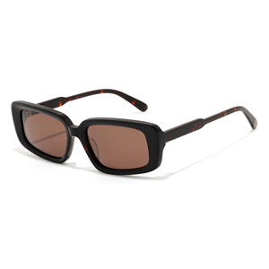 Gafas de sol rectangulares modernas con montura completa, montura transparente sólida, lentes verdes, protección anti-UV, unisex, para adultos - Product Image 4