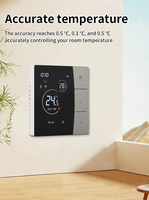 Thermostat intelligent WiFi Tuya, automatisation de la maison, chaudière à eau/électrique/murale, chauffage au sol, contrôle à distance de la température intérieure