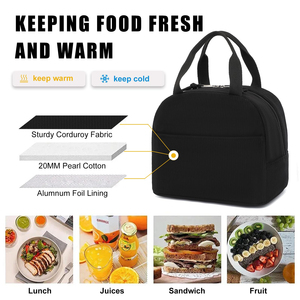 <b>Insulated</b> Aluminum Foil Lunchbox Bag Portable Kids Cooler <b>Lunch</b> Bag <b>Insulated</b> Thermal <b>Lunch</b> <b>Box</b> Picnic Supplies Bags - Product Image 6