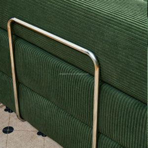 Wholesale Living Room Furniture Loveseat Compact Corduroy <strong>Cord</strong> Compressed <strong>Sofa</strong> Bed Modern Vacuum Compressed <strong>Sofa</strong> - Product Image 6