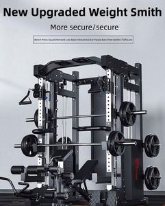 Máquina Smith de Acero Multifuncional Portátil de Alta Calidad y Resistencia, Equipo Profesional de Gimnasio para Tonificar y Moldear Músculos - Product Image 5