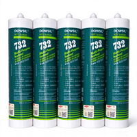 Sealant Silikon Karet Anti Selip untuk Ekstensi Rambut, Sealant RTV Transparan 732 Karet Silikon untuk Menyegel Akar Rambut Wig