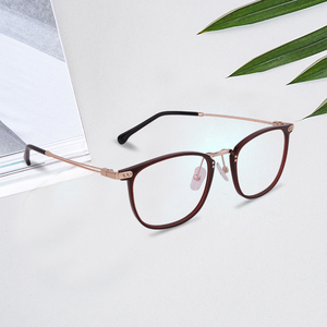 99yi Bonne Qualité En Acier Inoxydable Lunettes Carrées Pleine jante Montures De Lunettes - Product Image 3