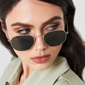 Unisex Neue Trend Runde Sonnenbrille Designer-Marke Farbige Quecksilber-Ozean-Film-Linse UV400-Schutz Sonnenschutz Metallrahmen - Product Image 1
