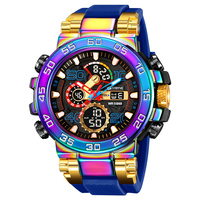 STRYVE-Montre de sport pour homme, montre-réveil étanche, analogique et numérique, pour étudiant, 8030