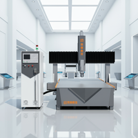 Routeur CNC 4 axes RONGCHI avec dispositif rotatif et PLC pour la gravure de sculptures 3D de haute précision sur les pieds de meubles
