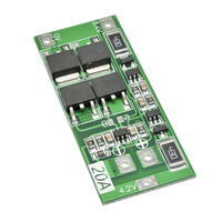 Carte de protection de batterie Li-ion 2S 20A PCB BMS pour moteur de perceuse à courant 20A, module de cellules Lipo 8V 9V amélioré