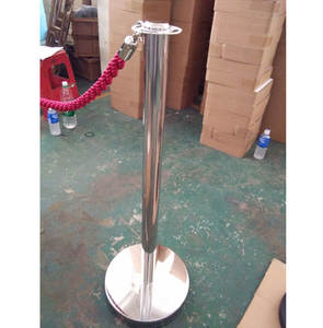 Xuxuan di alta qualità lucidato coda cromata barriera Stanchion piano superiore barriera Q Manager corda barriera - Product Image 1