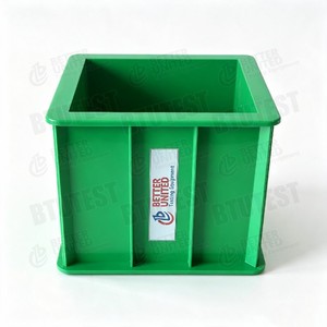 BTUTEST ABS Plastic <b>Concrete</b> Cube <b>Moulds</b> 100mm/150mm-EN 12390-1 1881 Compliant-High <b>for</b> <b>Moulds</b> <b>for</b> Lab IP55 Protection Accuracy - Product Image 1