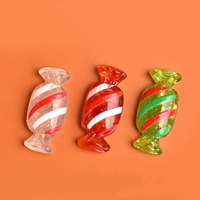 Noël Sequin Bonbons Résine Charme Mini Figurine pour DIY Fabrication de Bijoux Épingle À Cheveux Téléphone Cas Décoration Accessoires