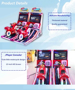 Đồng tiền hoạt động lái xe đua động cơ trò chơi máy Arcade mô phỏng đua động cơ cho trẻ em video Arcade giao diện điều khiển trò chơi đua xe máy - Product Image 3