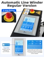 PLC automatique de bobinage de ligne électrique avec écran tactile et moteur à couple élevé pour moulinets conventionnels Baitcasting