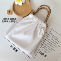 Tas Tote Fashion Satin Daur Ulang yang Awet dan Dapat Disesuaikan, dengan Pegangan Panjang untuk Wanita, Cocok untuk Berbagai Kegunaan