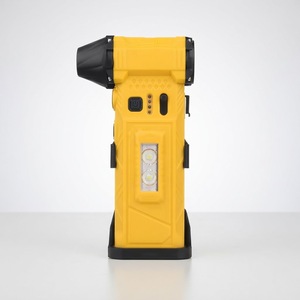 Ventilateur de bureau compact de haute qualité pour la maison, ventilateur portatif jaune en boîte ondulée, souvenirs - Product Image 1