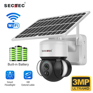 Sectec 4MP 3MP Không Dây Nhà Đèn Pha Tầm Nhìn Ban Đêm Năng Lượng Mặt Trời Pin Ptz Máy Ảnh Năng Lượng Mặt Trời Năng Lượng An Ninh 4GT Ngoài Trời Hệ Thống Máy Ảnh - Product Image 2