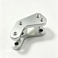 Pièces de moto usinées par CNC, en aluminium billette 6061-T6 anodisé, pour suspension.