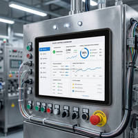 Panel PC Industrial con Pantalla Táctil Todo en Uno de 10.4, 12.1, 15, 17 y 19 Pulgadas, IP65, PCAP, Sin Ventilador, J4125, I5, I7, Linux, Windows