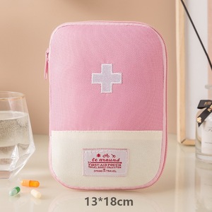 Bolsa Médica Portátil <span class=keywords><strong>de</strong></span> Viaje, Bolsa <span class=keywords><strong>de</strong></span> Almacenamiento <span class=keywords><strong>de</strong></span> Medicamentos, Botiquín <span class=keywords><strong>de</strong></span> Primeros Auxilios Pequeño para Campismo y Senderismo al Aire Libre - Product Image 4