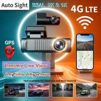 Caméra embarquée 4G GPS 2K+1080P avant et arrière avec contrôle WiFi via application, enregistreur de conduite automobile 256 Go max, clôture électronique, Wi-Fi 4G