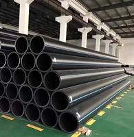 Tuyau HDPE de haute qualité, non toxique, sans odeur, tuyau PVC, tuyau PP, DN20-DN800mm rond