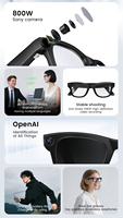 Nouvelles Lunettes Intelligentes E03 2025 de Haute Qualité 800W avec Caméra, Capture d'Images, Technologie Anti-tremblement, pour Hommes et Femmes